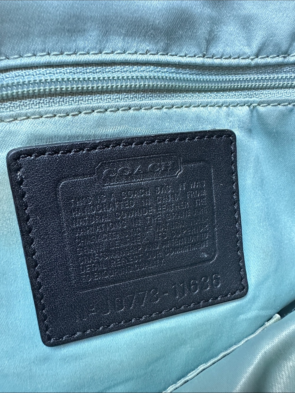 Coach CARLY Black Leather Hobo with lots of cool Brass Hardware. Elegant luxury - Picture 13 of 16